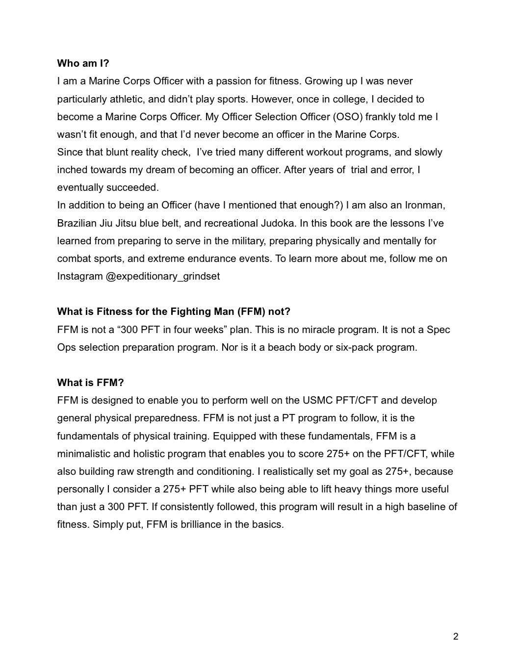 Fitness for the Fighting Man: A Guide to Military Fitness (Electronic Copy)